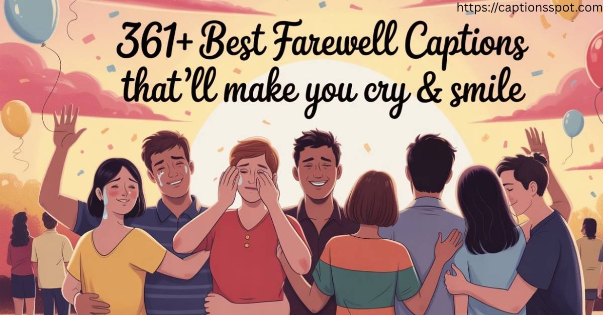 361+ Best Farewell Captions Featured Image
