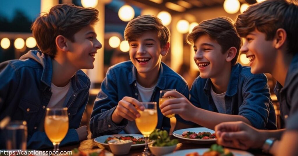 Boys' Night Out Instagram Captions
