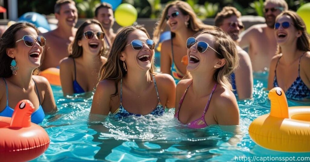 Caption for Pool Party