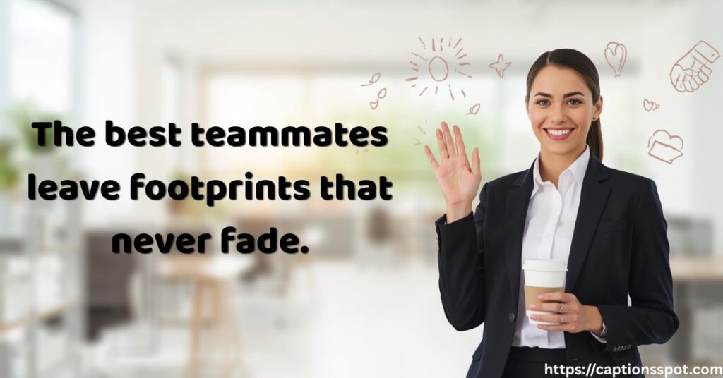 Farewell Captions for Colleagues