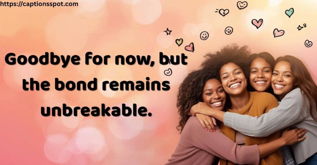 Farewell Captions for Friends
