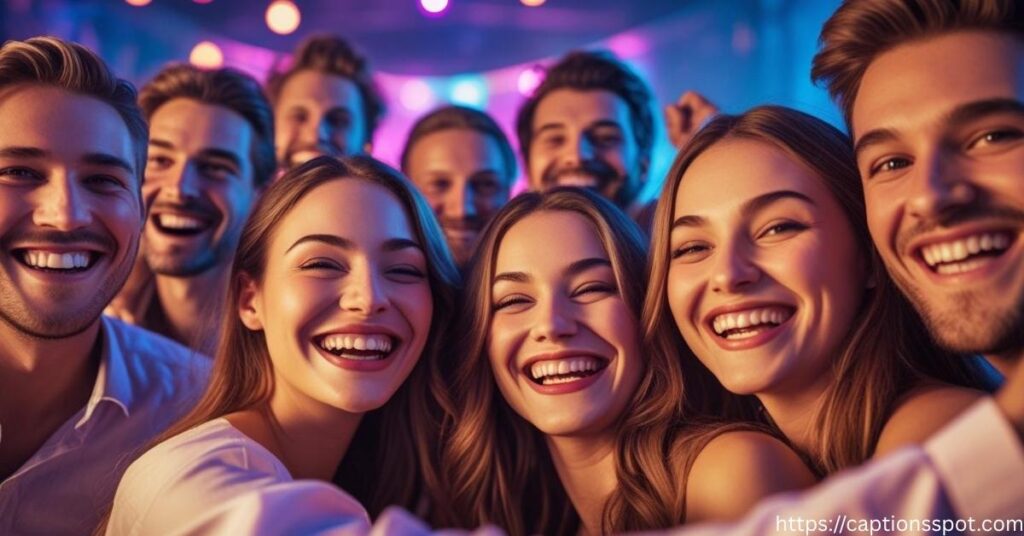 Party Instagram Captions for Selfies