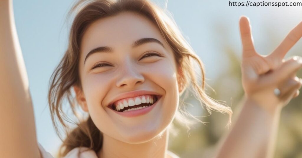 Smile Selfie Instagram Captions