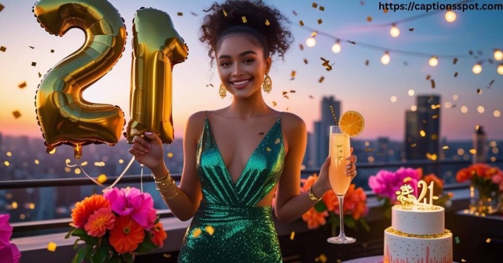 21st Birthday Captions for Girl