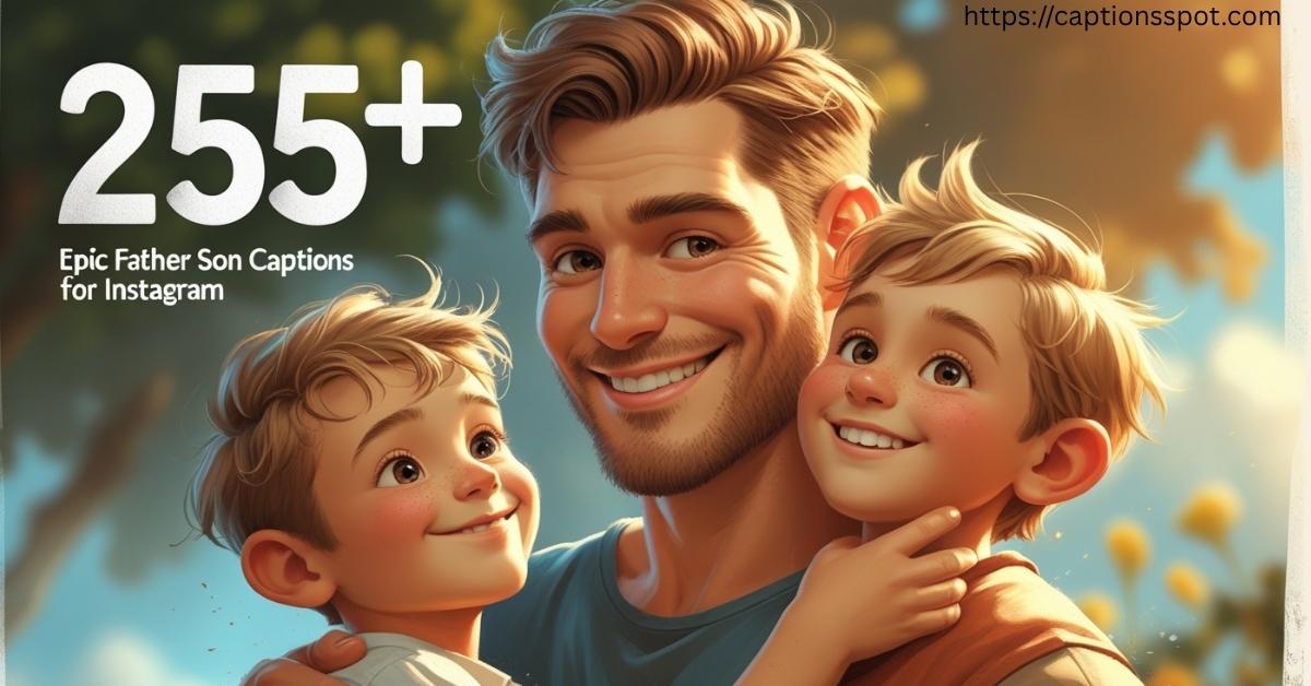 255+ Epic Father Son Captions for Instagram Featured Image