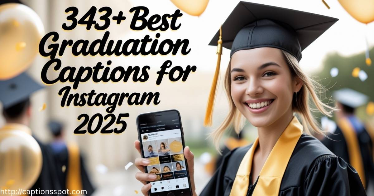 343+ Best Graduation Captions Featured Image