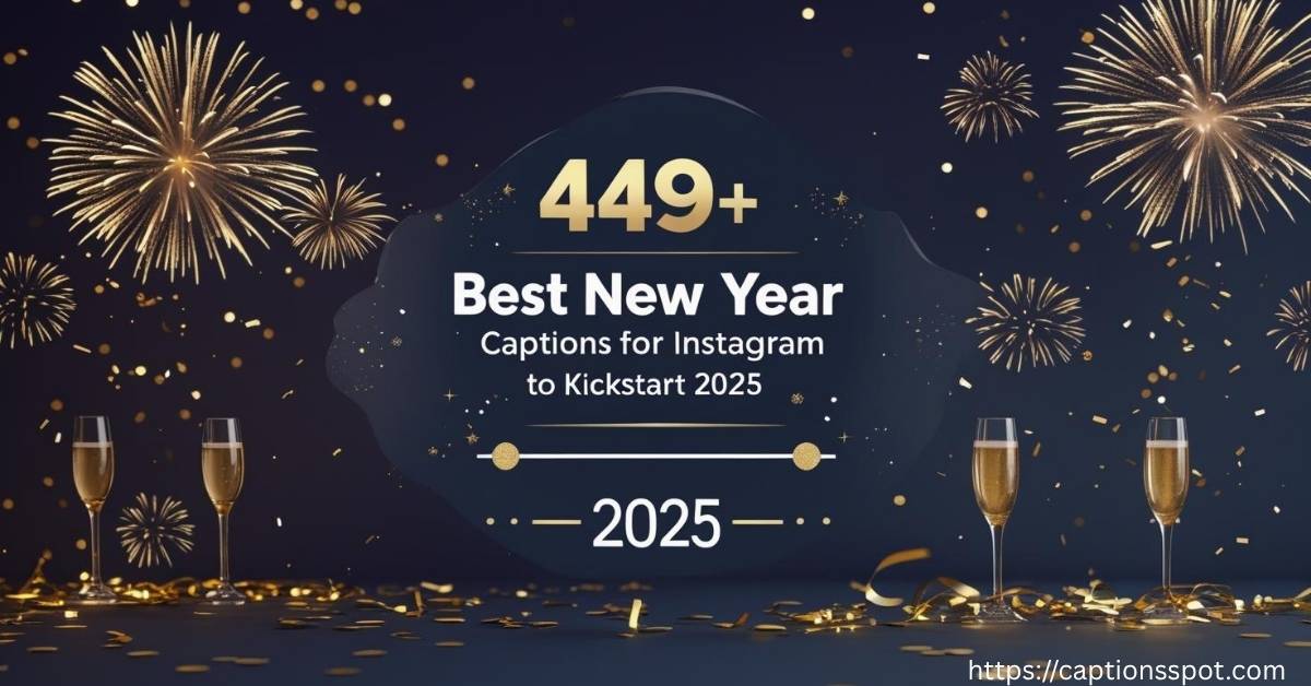 449+ Best New Year Captions Featured Image