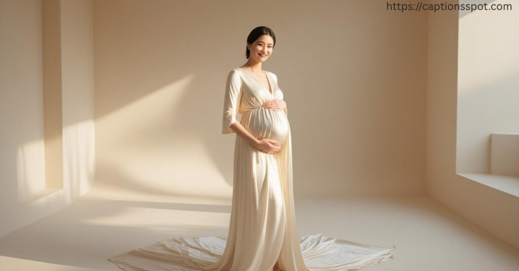 Aesthetic Maternity Photo Captions for Instagram