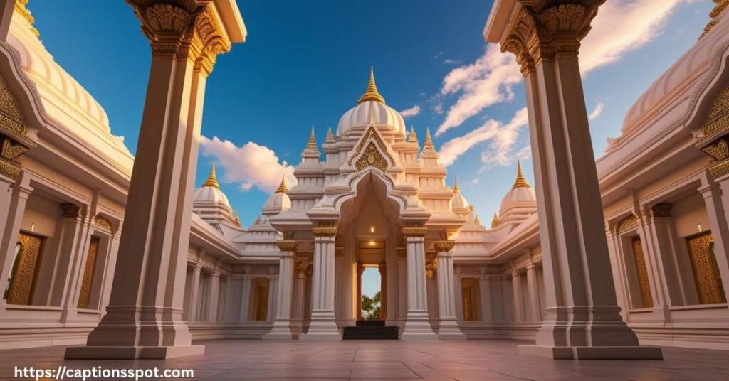 Architectural Temple Captions