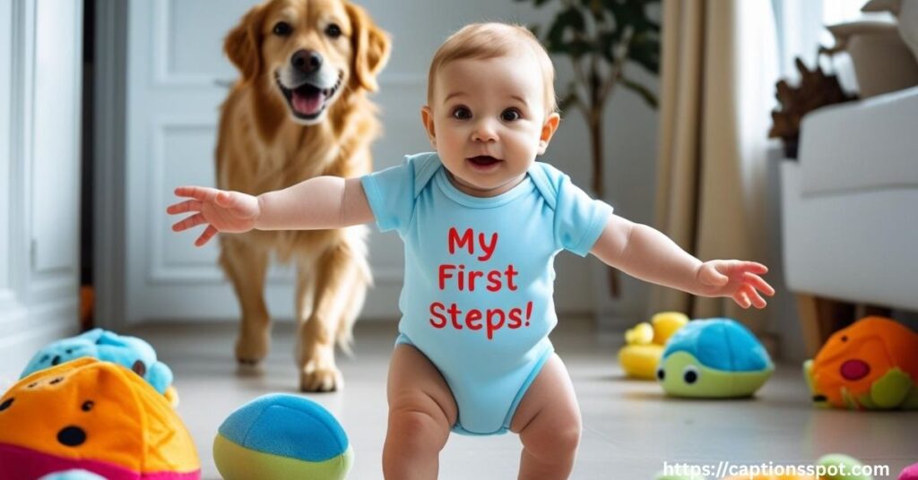 Baby First Walk Captions for Instagram Funny