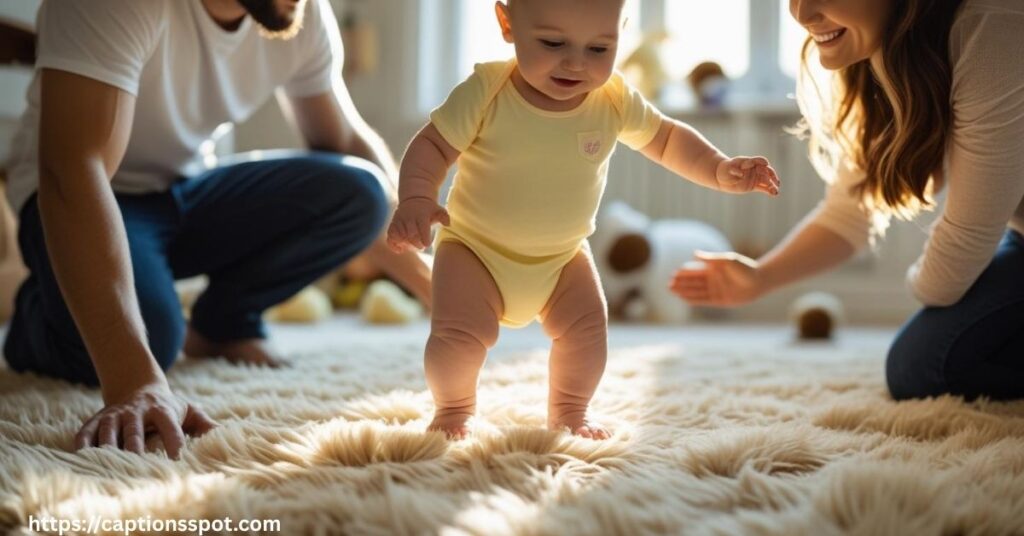 Caption Ideas for Photos of Baby's First Steps