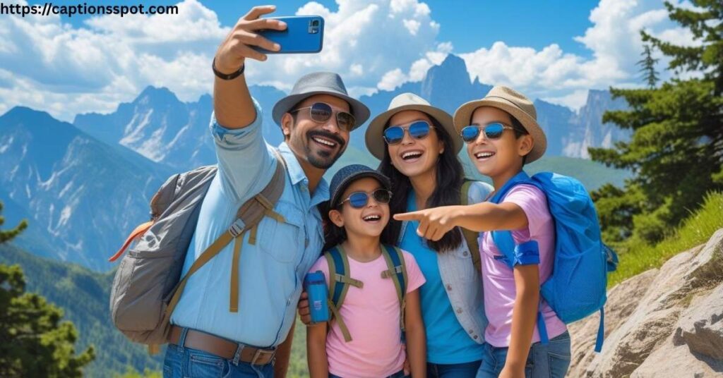 Caption for Family Trip Photos