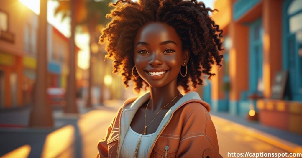 Caption for Melanin Girls