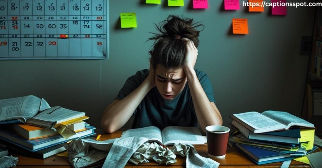 Captions for Exam Stress