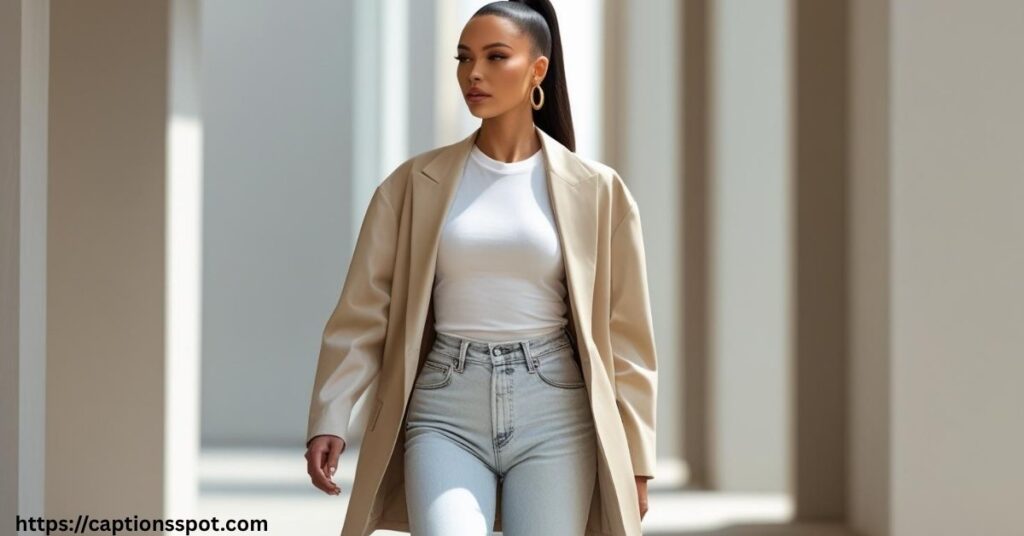Casual Chic Blazer Captions