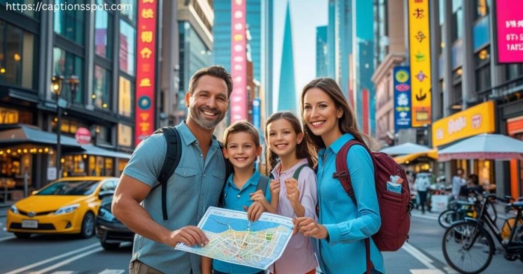 Cityscape Family Trip Captions