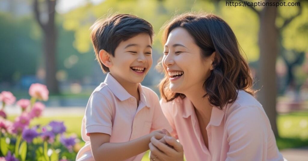Cute Instagram Captions Mother Son