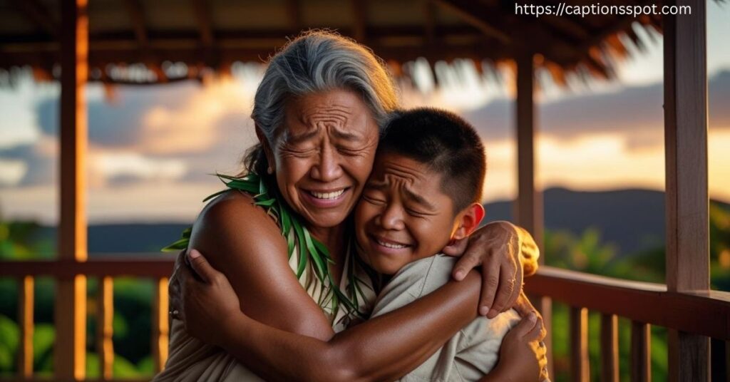 Expressive Mom-Son Captions for Instagram