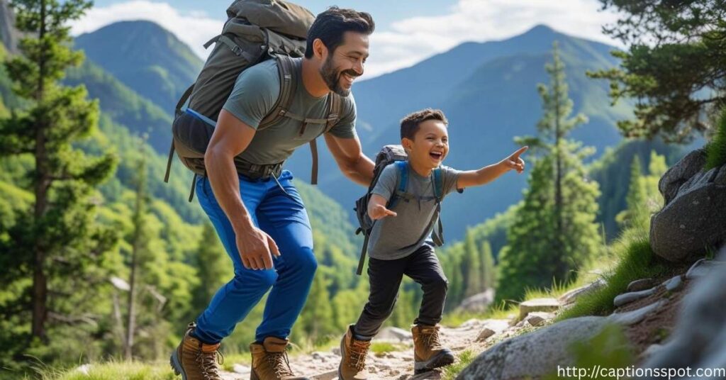 Father Son Captions for Instagram for Outdoor Adventures