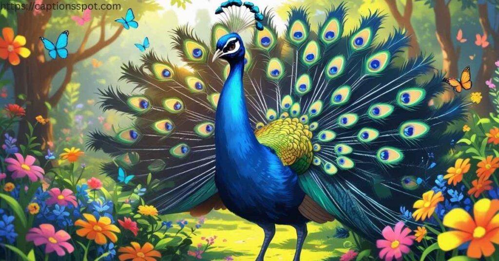 Funny Peacock Captions For Instagram