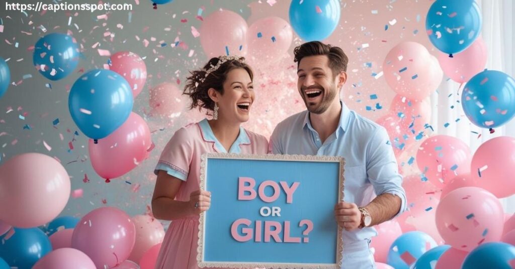 Gender Reveal Pregnancy Announcement Captions