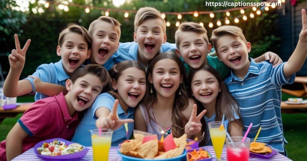 Group Photo Groove with Cousins Captions