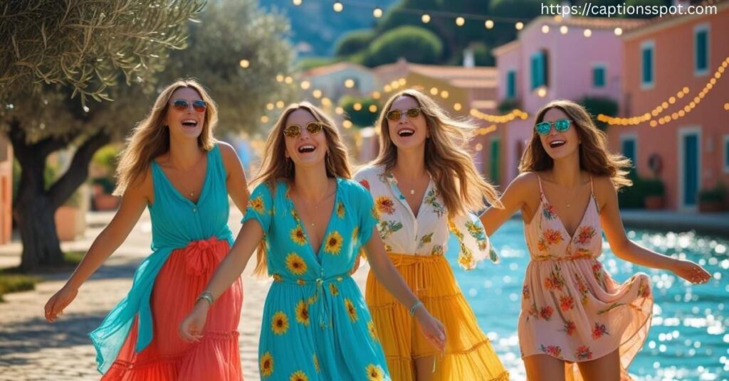 Mamma Mia Captions with Friends