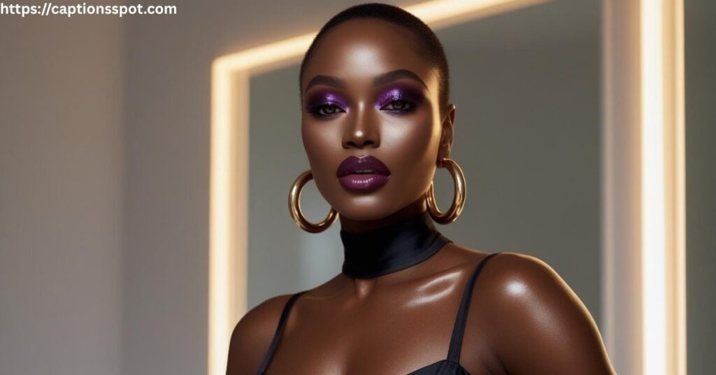 Melanin Makeup Captions