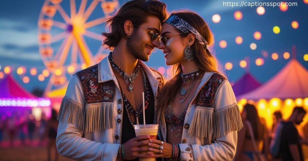 Music Festival Instagram Captions for Couples