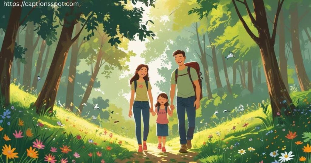 Nature Family Trip Captions