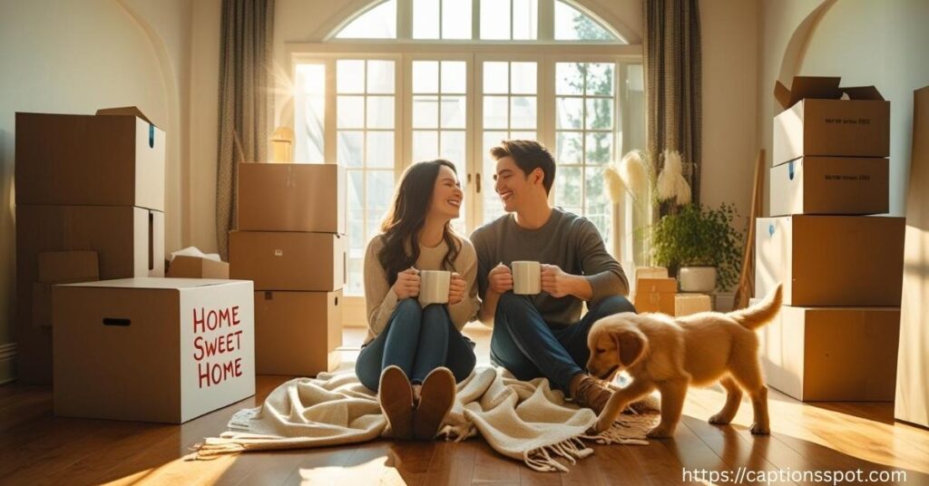 New Home Captions for Couples