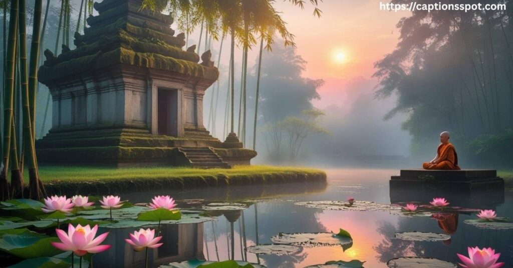 Peaceful Temple Captions for Instagram