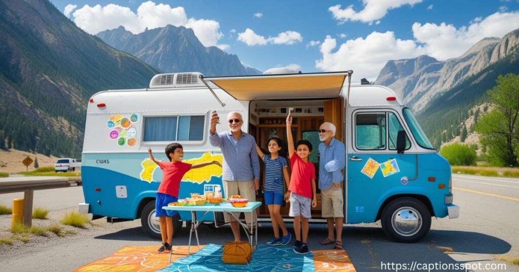 Road Trip Family Captions