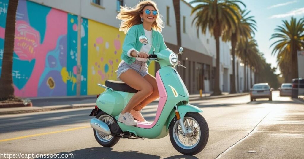 Short Captions for New Scooty 