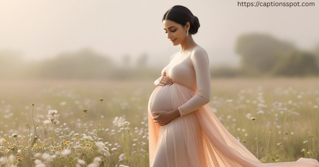 Short Instagram Captions for Maternity Shoot