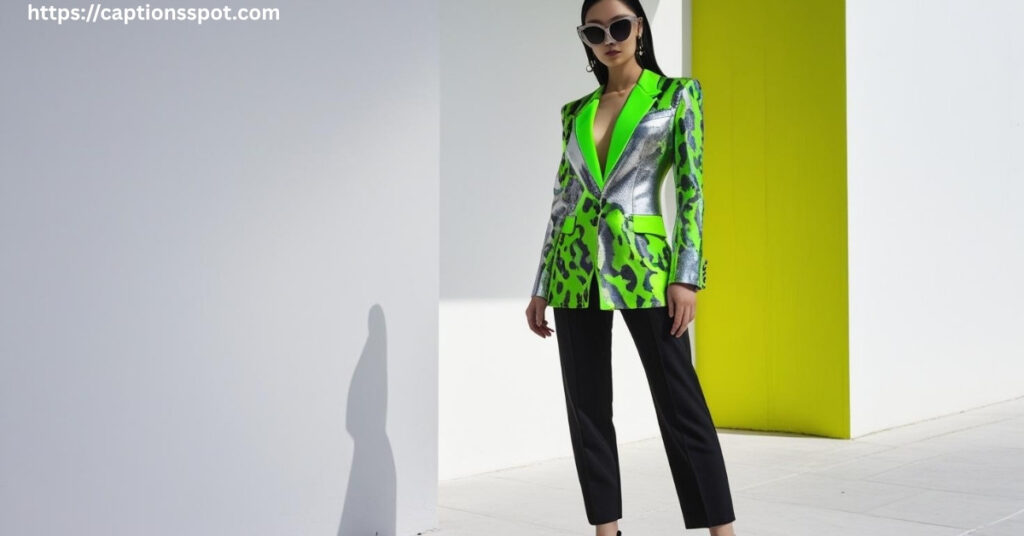 Statement Blazer Captions