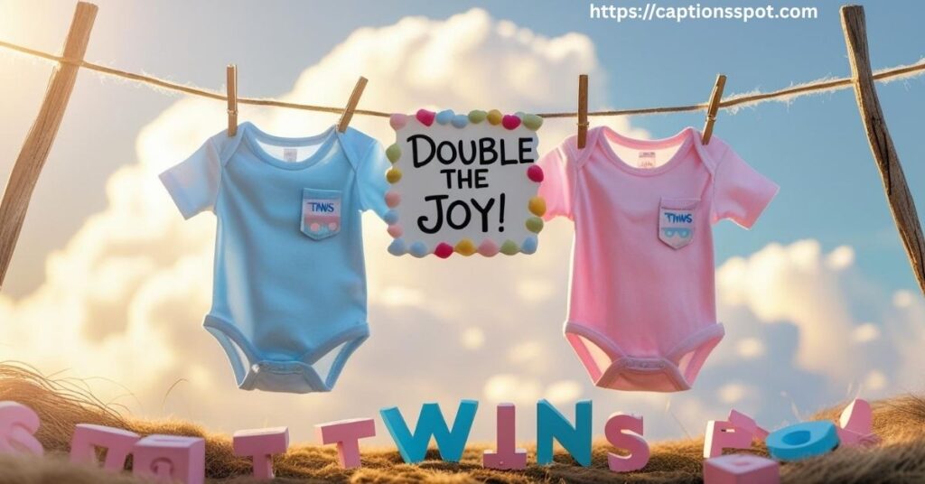 Twins Pregnancy Announcement Captions
