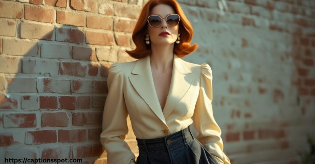 Vintage Blazer Captions
