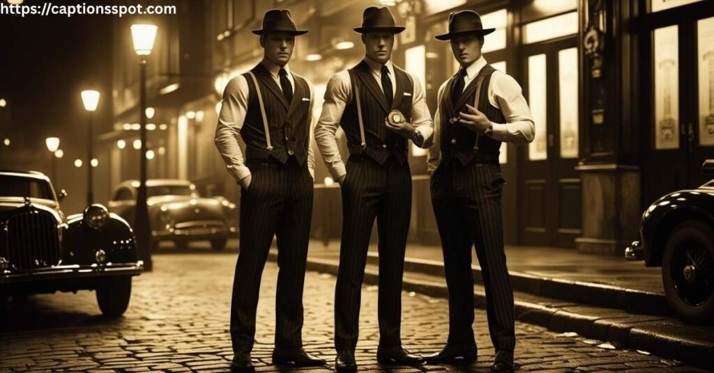Vintage Mafia Captions