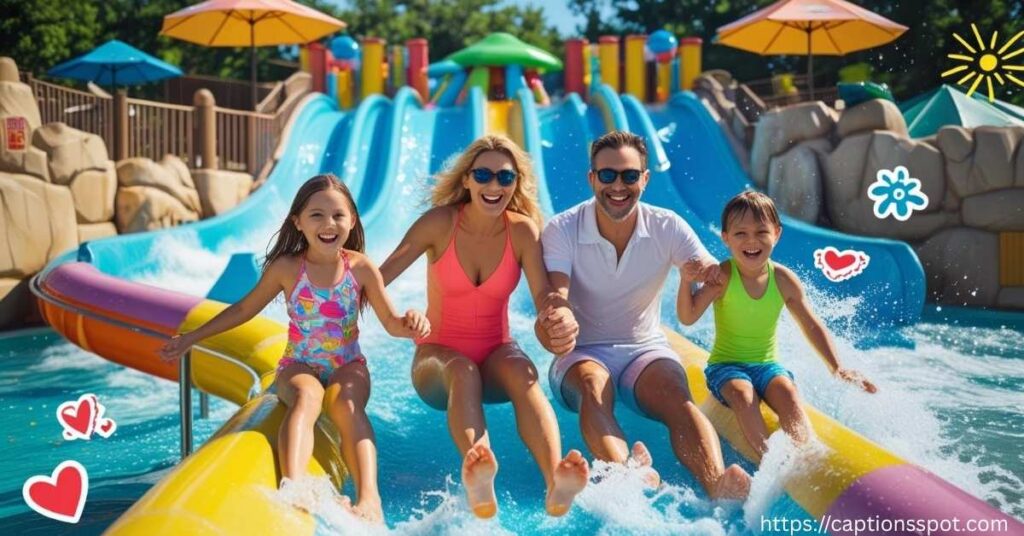 Water Park Instagram Captions for Family