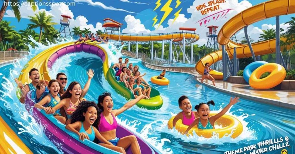 Water Theme Park Captions