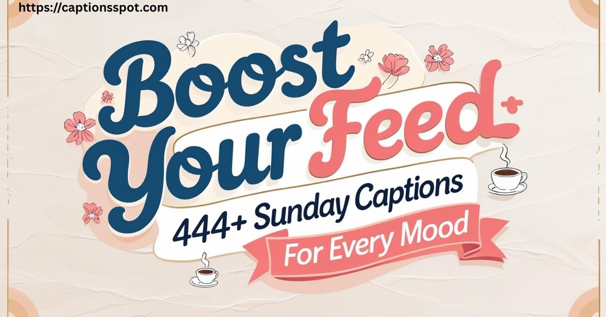 444+ Sunday Captions Featured Image