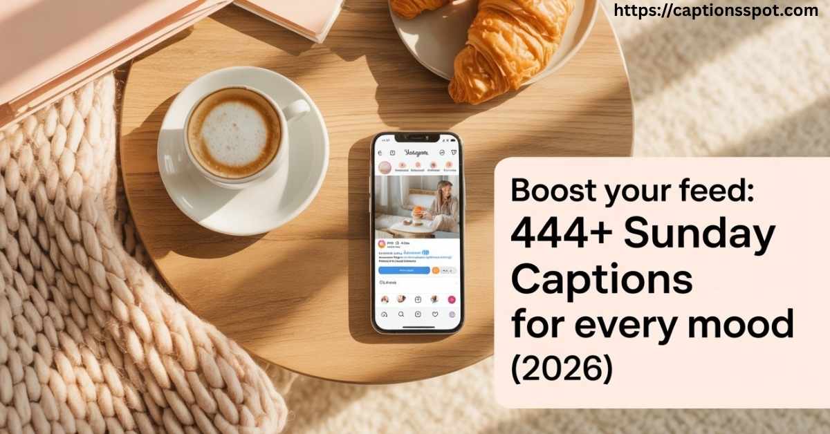 Boost Your Feed: 444+ Sunday Captions for Every Mood (2026)