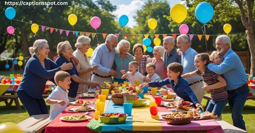 Family Reunion Captions