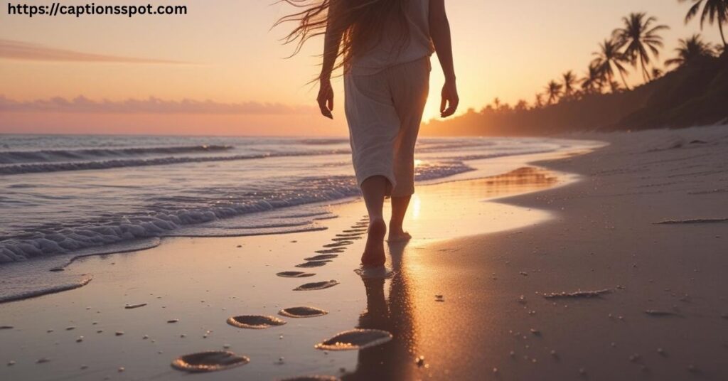 Golden Hour Beach Captions