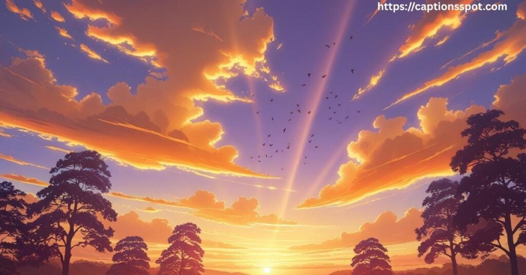 Golden Sky Captions