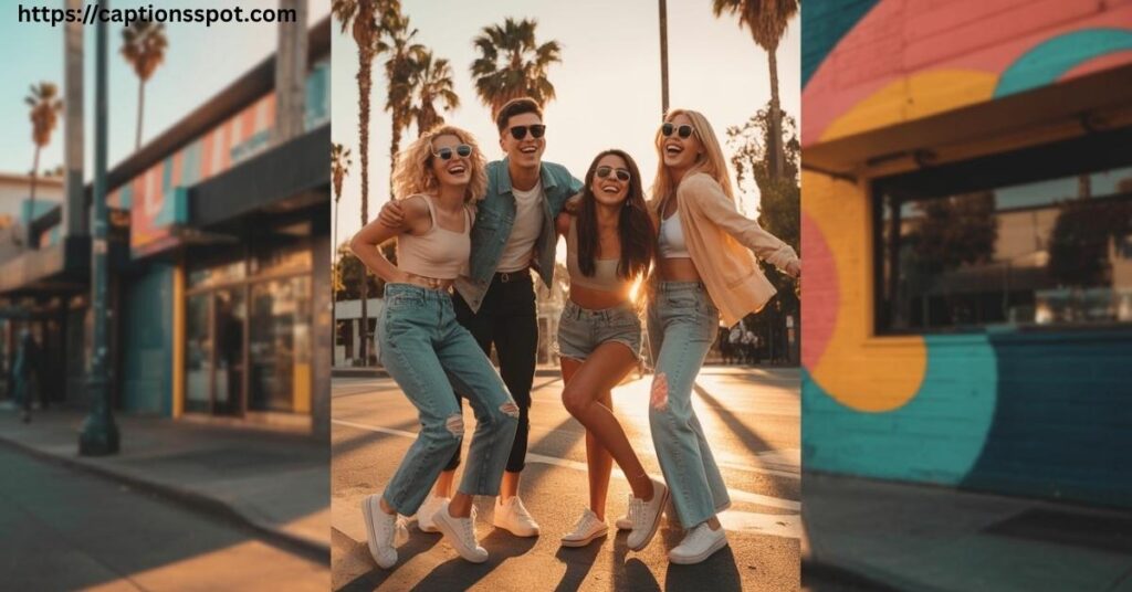 Los Angeles Captions with Friends