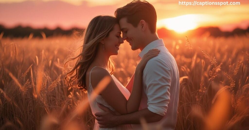 Romantic Golden Hour Captions