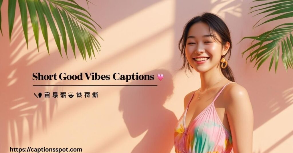 Short Good Vibes Captions