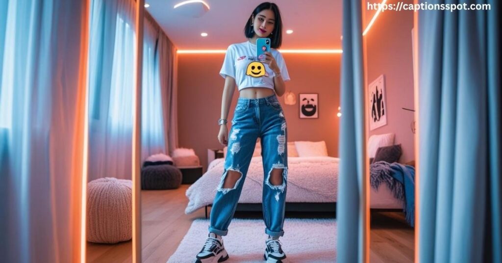 Snapchat Mirror Selfie Caption